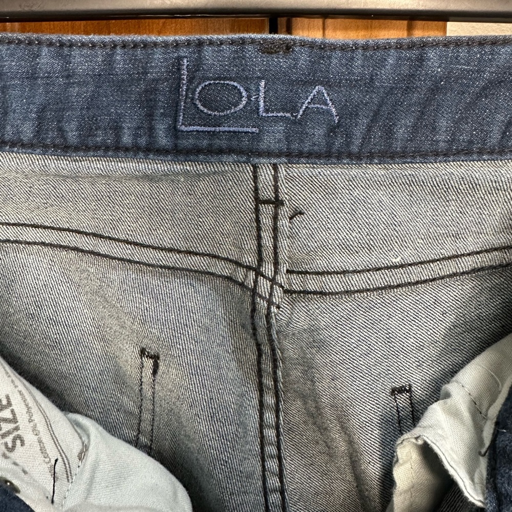 Lola Dark Blue Flare Jeans - Picture 3 of 4
